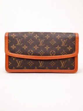 Authentic Louis Vuitton Pochette Dame GM Monogram Clutch